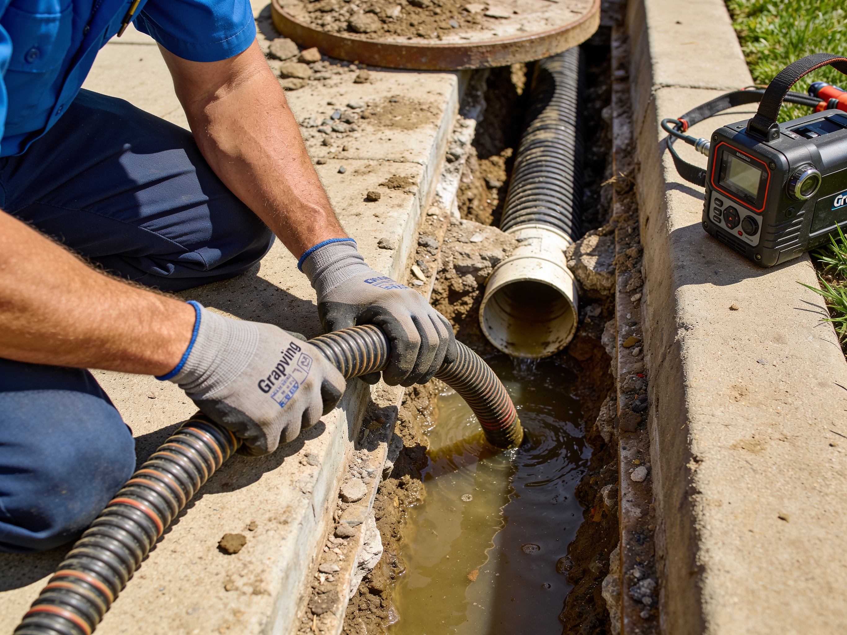 Recurring Sewer Line Backups in Grapevine